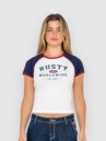 Rusty Mr Worldwide Raglan Skimmer Long Sleeve T-Sh