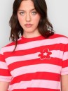 24 Colours 12481A Striped Flower T-Shirt