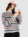 24 Colours 41343A Striped Knitted Pullover