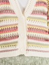 24 Colours 41365B Striped Knitted Cardigan