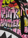 Sprayground Pink Panther Painting Over Graffiti DLXR Bac
