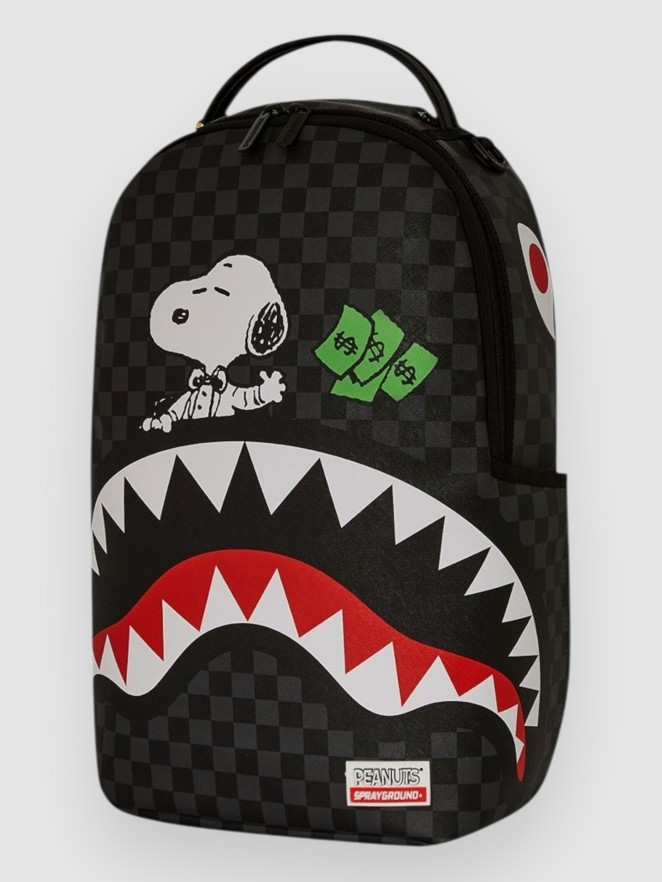 Sprayground Snoopy Top Shark Money DLXSV Backpack
