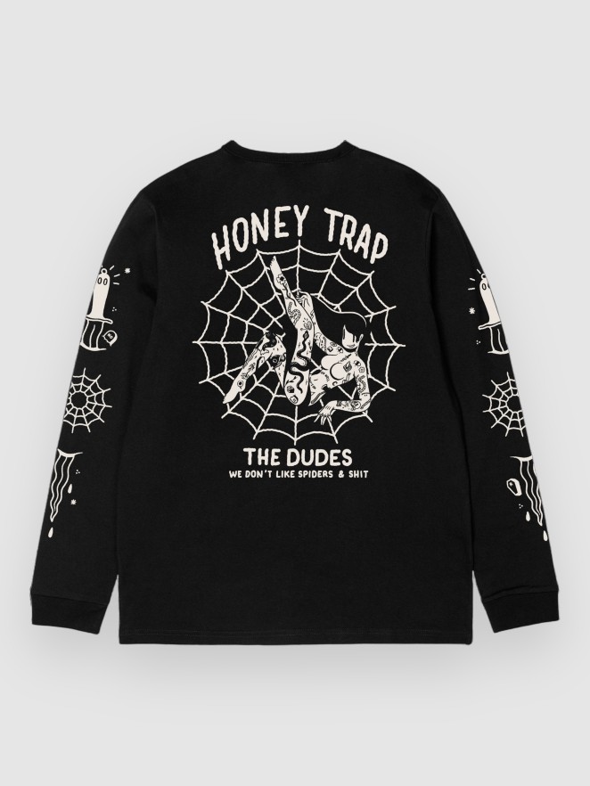 The Dudes Black Web Classic Longsleeve T-Shirt