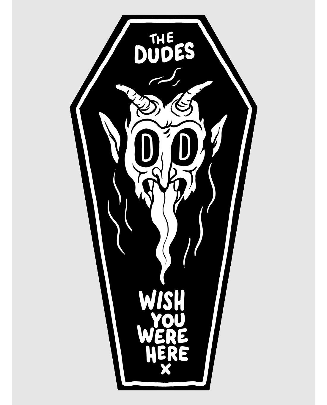 The Dudes Coffin Coffin Beach Handtuch black