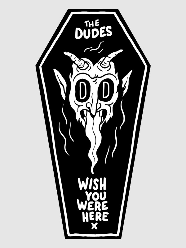 The Dudes Coffin Coffin Beach Handtuch black