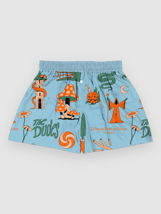 The Dudes European Fantasy Blue Boxershorts