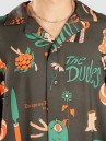 The Dudes European Fantasy Brown Hawaiian Shirt