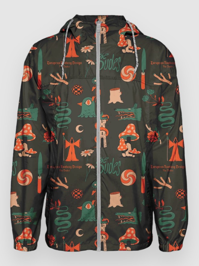 The Dudes European Fantasy Brown Windbreaker