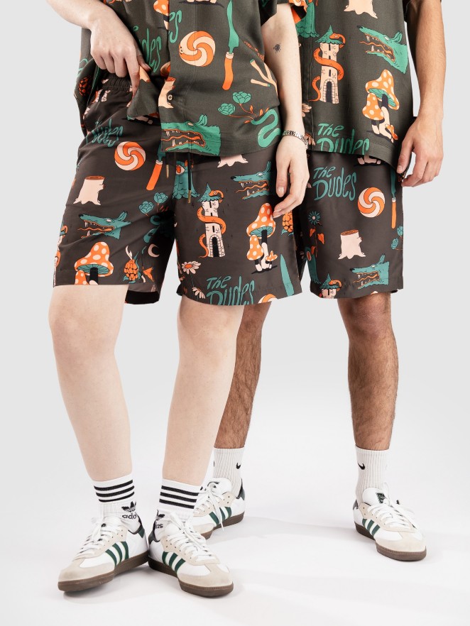 The Dudes European Fantasy Brown Boardshorts