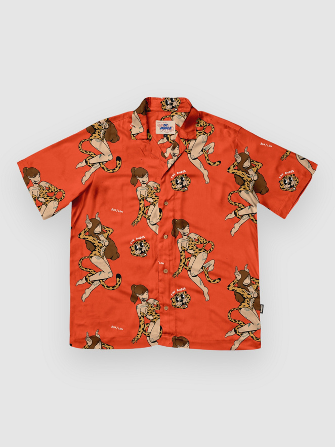 The Dudes Meow Red Hawaiian Shirt