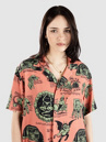 The Dudes Beelzebud Pink Green Hawaiian Shirt