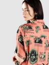 The Dudes Beelzebud Pink Green Hawaiian Shirt