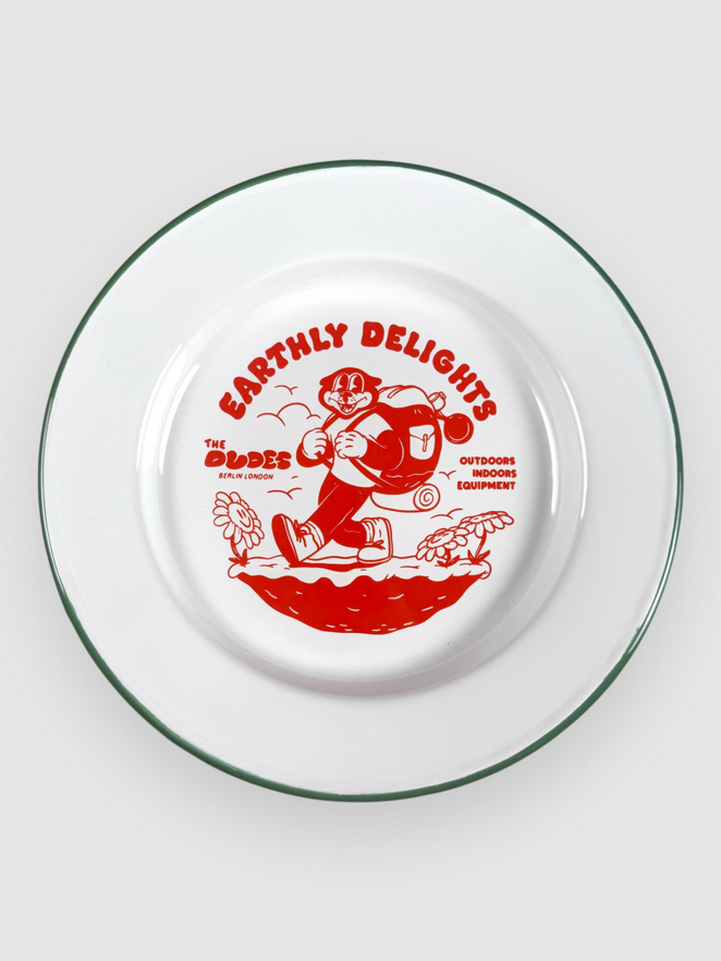 The Dudes Earthly Delights Enamel Plate