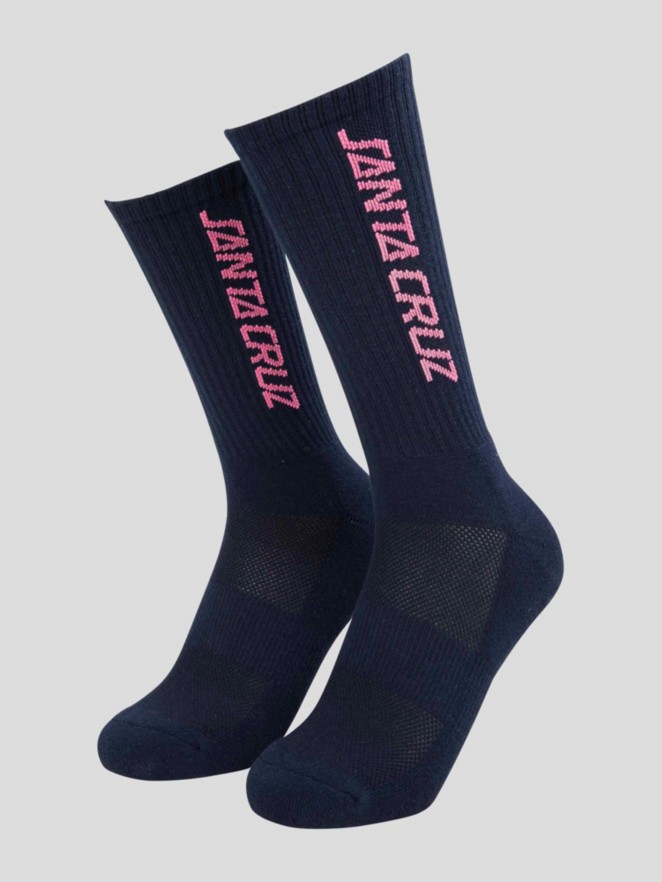 Santa Cruz Strip Socks (3 Pk) 8-11 Socks