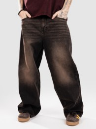 Dames jeans met wijde pijpen, vloerlengte, los denim, trekkoord, elastische taille, effen kleur, hiphop, streetwear, diep kruis, zakken, vintage rechte lange broek kopen vanaf een prijs van 20