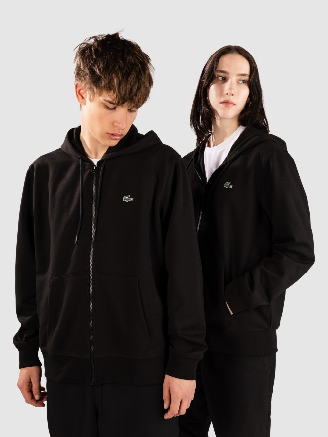 Lacoste Zipped Jersey Hoddie com fecho