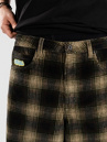 Empyre Ultra Wide Cord Plaid Pantalon