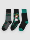 Urban Classics Christmas Dog 3-Pack Socks