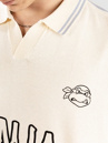 Redefined Rebel CCTurtles Knit Boxy Fit Polo