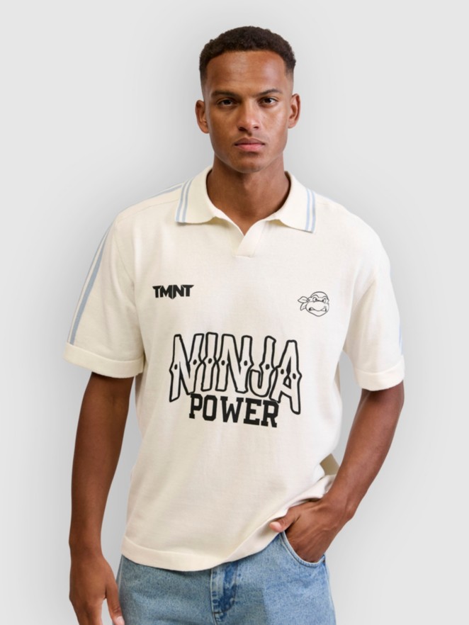 Redefined Rebel CCTurtles Knit Boxy Fit Polo