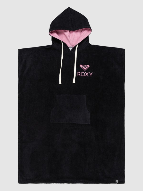 Roxy Infinite Lagoon Surf Poncho anthracite_KVJW