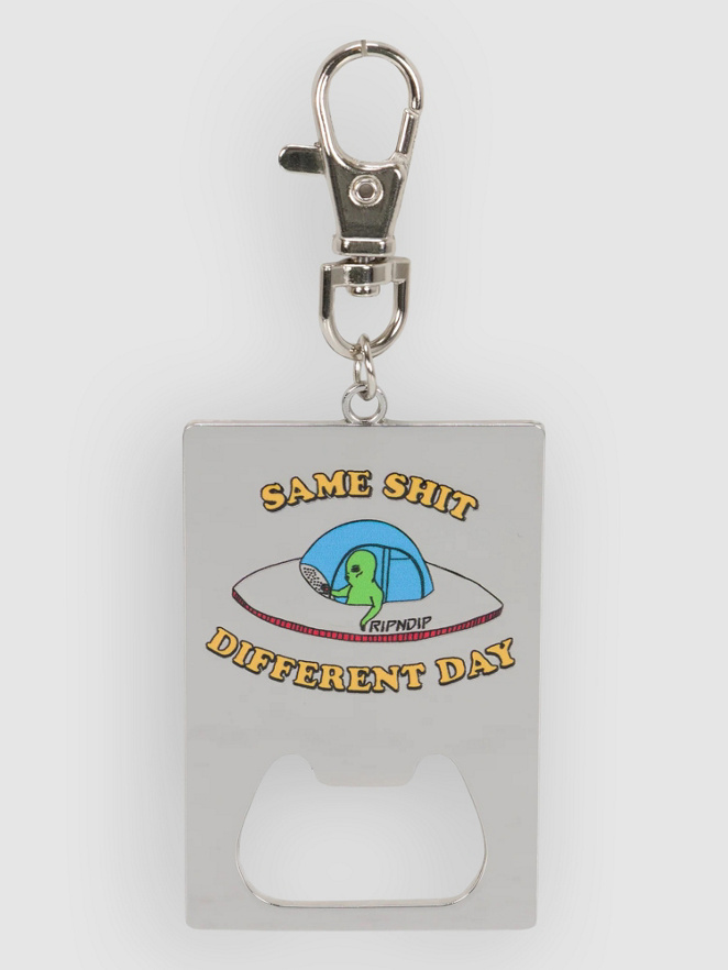 RIPNDIP Same Shit Different Day Keychain Bottle Open
