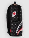 Sprayground Gray Peeking Character Check Backpack