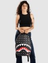 Sprayground Gray Peeking Character Check Backpack