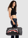 Sprayground Gray Peeking Character Check Duffle Travel B