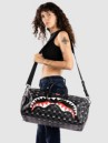 Sprayground Gray Peeking Character Check Duffle Travel B