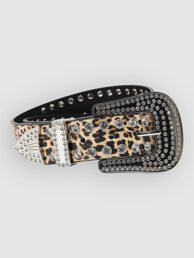 Broken Promises Leopard Lust Rhinestone Belt