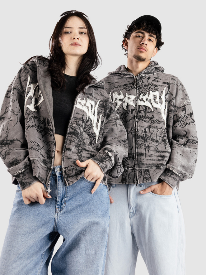 Vitriol Scrolls Zip Hoodie