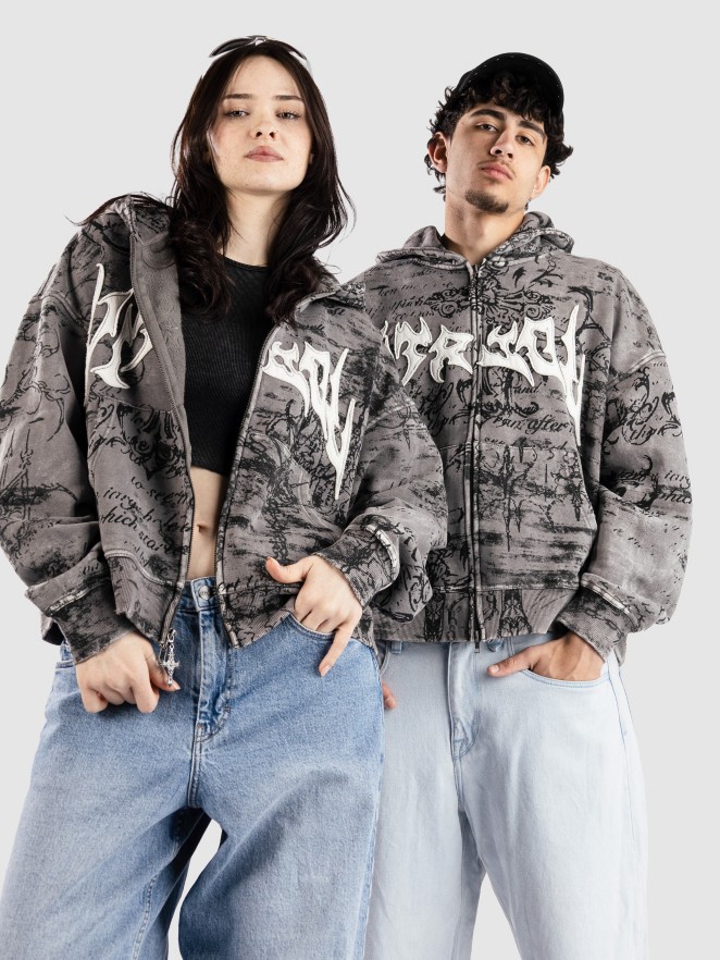 Vitriol Scrolls Zip Hoodie