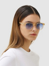 MESSYWEEKEND Bille Champagne Sonnenbrille