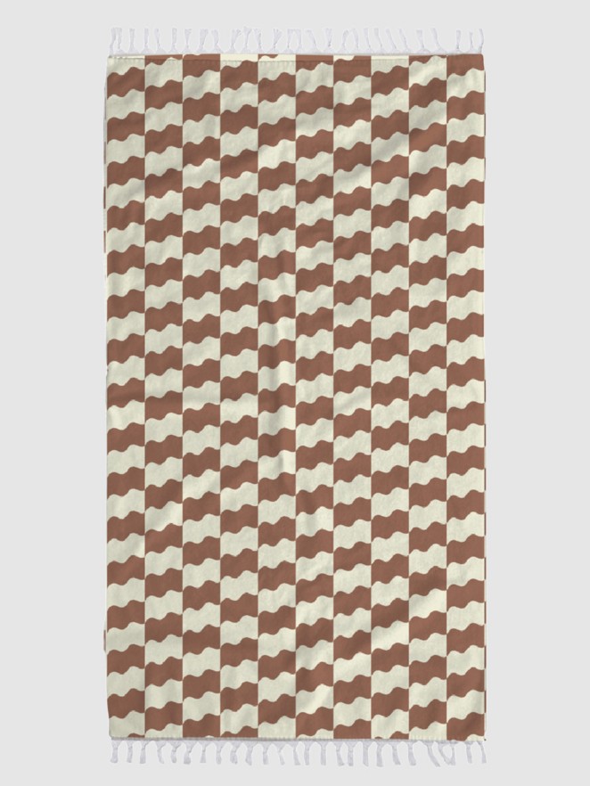 Slowtide Checker Driftweave Turkish Handduk