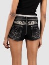 Ninth Hall Alyssia Cut Off Waistband Shorts