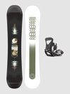 Salomon Pulse + Pact Black M 2026 Snowboard Set