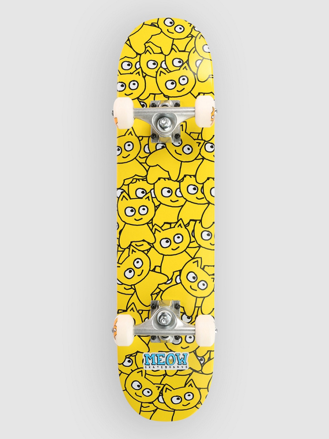 Meow Skateboards Sticker Pile Soft Top CMYK 6.75″ Complete