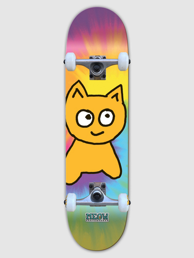Meow Skateboards Big Cat Soft Top Tie 7.25″ Skateboard complet
