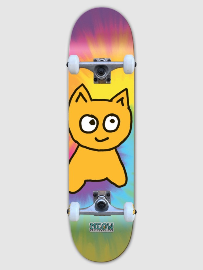 Meow Skateboards Big Cat Soft Top Tie 7.25″ Skateboard complet