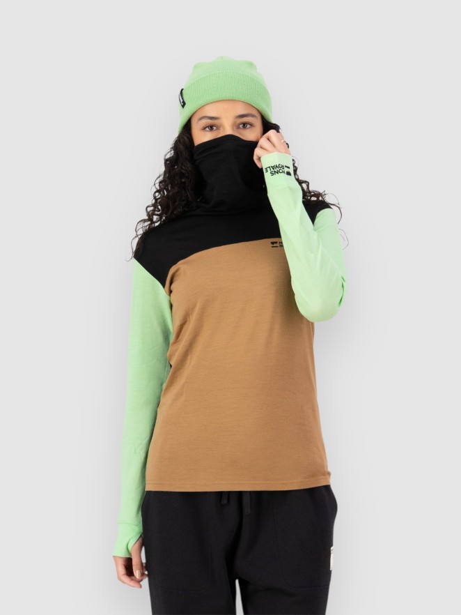 Mons Royale Yotei Merino High Neck Haut Technique