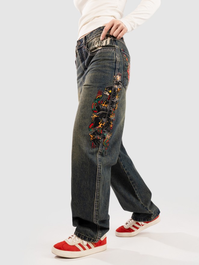 Ninth Hall Idle Embroidered Jeans