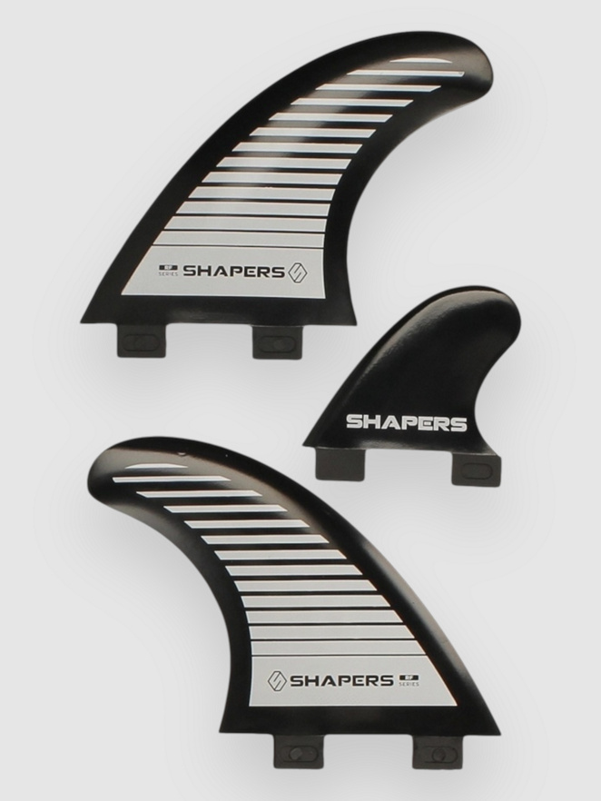 Shapers Fins Fibreflex River Medium Thruster Single T Fins