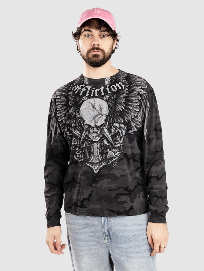 Affliction Crossed Over Long Sleeve T-Shirt
