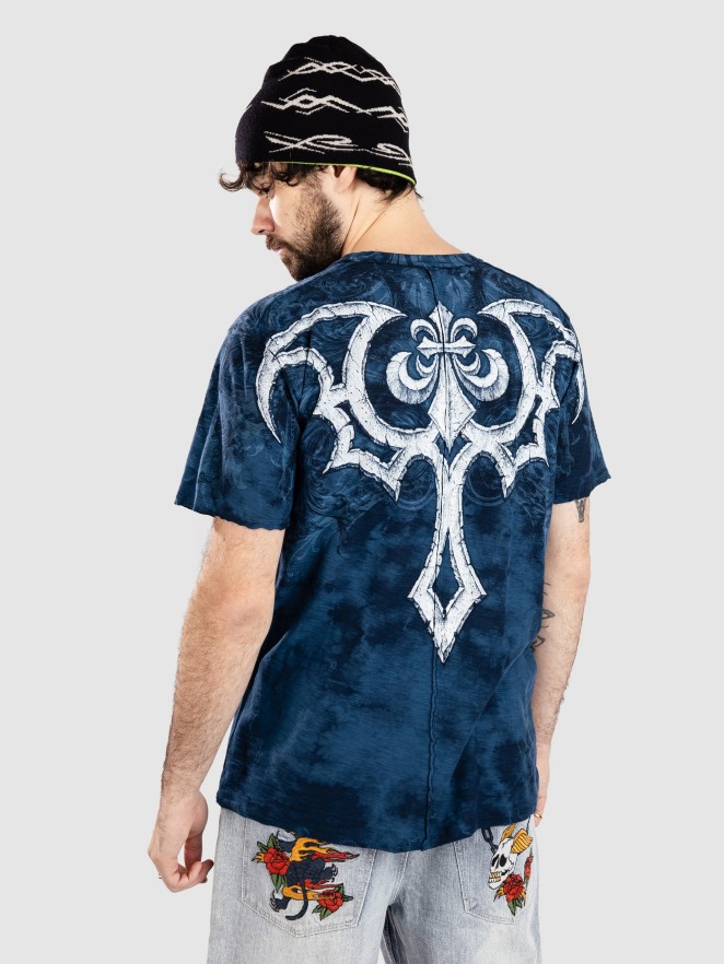 Affliction Detail Crew T-Shirt