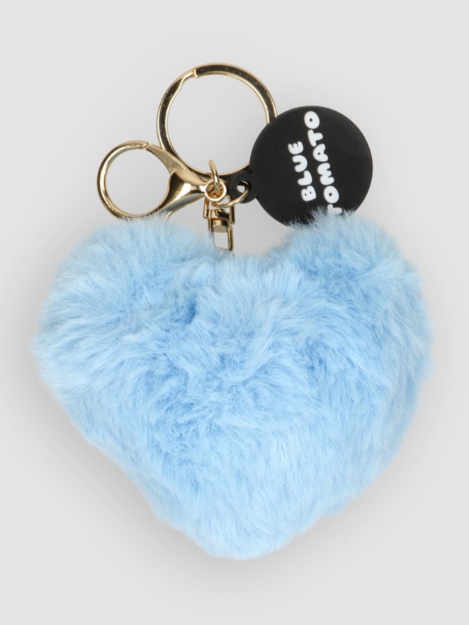 Blue Tomato Heart Bag Charm