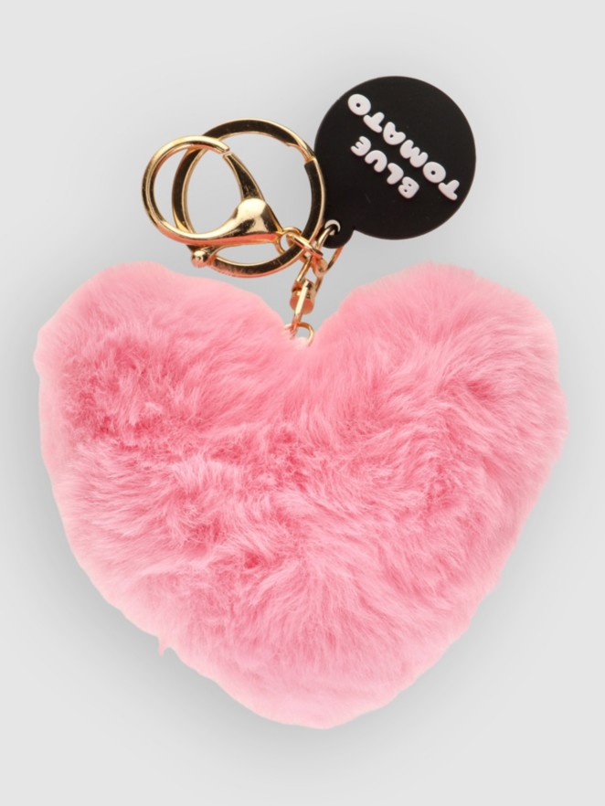 Blue Tomato Heart Bag Charm