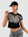 Affliction Flaming Dragon Crop Baby T-Shirt