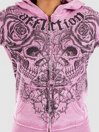 Affliction Forgotten Burnout Zip Hoodie