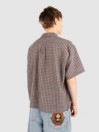Blue Tomato Check Cotton Cropped Skjorta